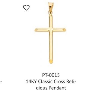 Gold cross 14 k